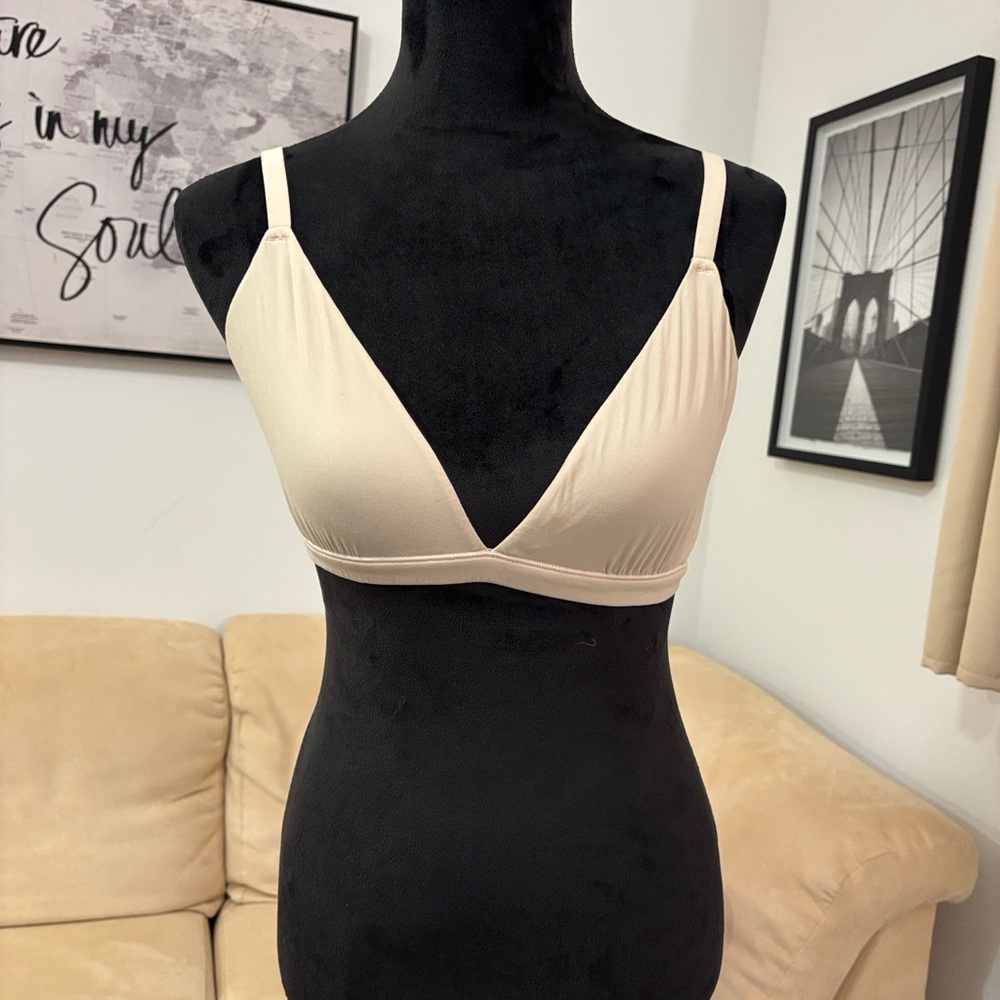 SKIMS Cream Triangle Bra